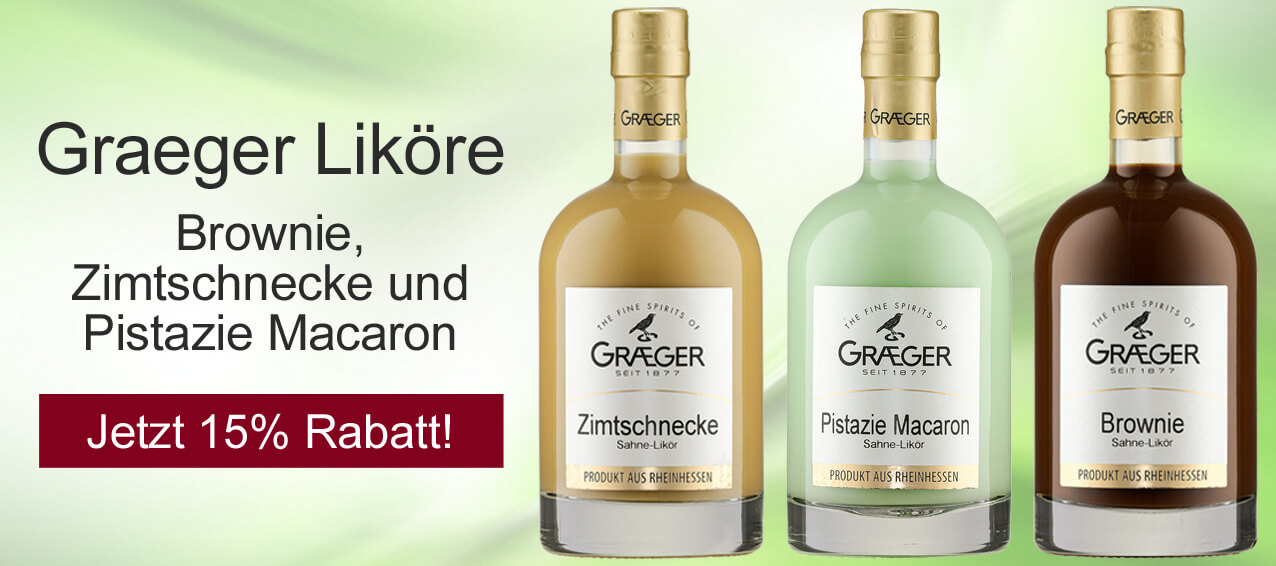 Leckere Sahnelikoere von Graeger jetzt im Angebot