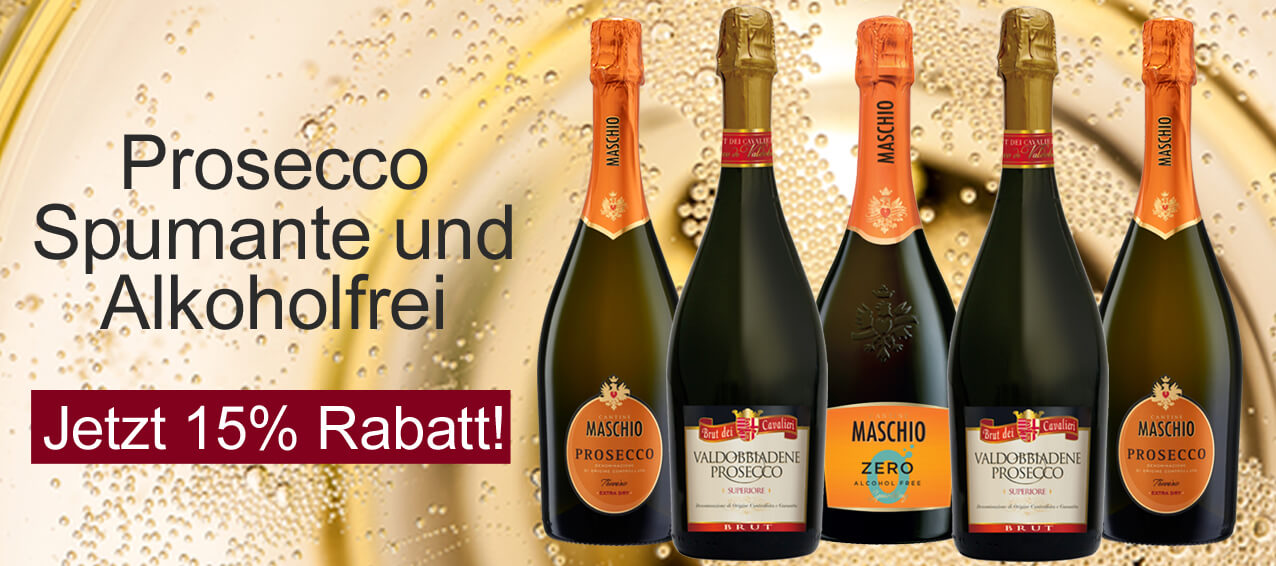 Prosecco im Angebot - Maschio Prosecco und Alkoholfrei