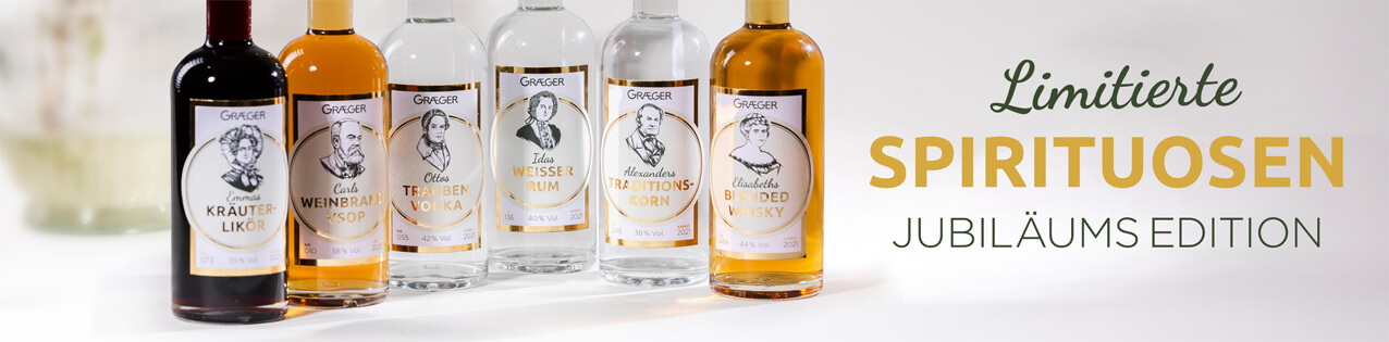 Graeger Spirituosen in limierten Auflage kaufen